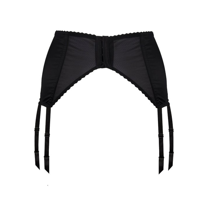 Escora Celina Garter Belt with 6 straps black S