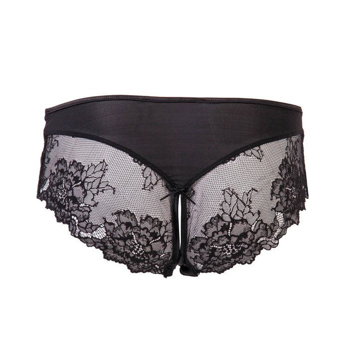 Escora Lauren Panty Ouvert black XXS