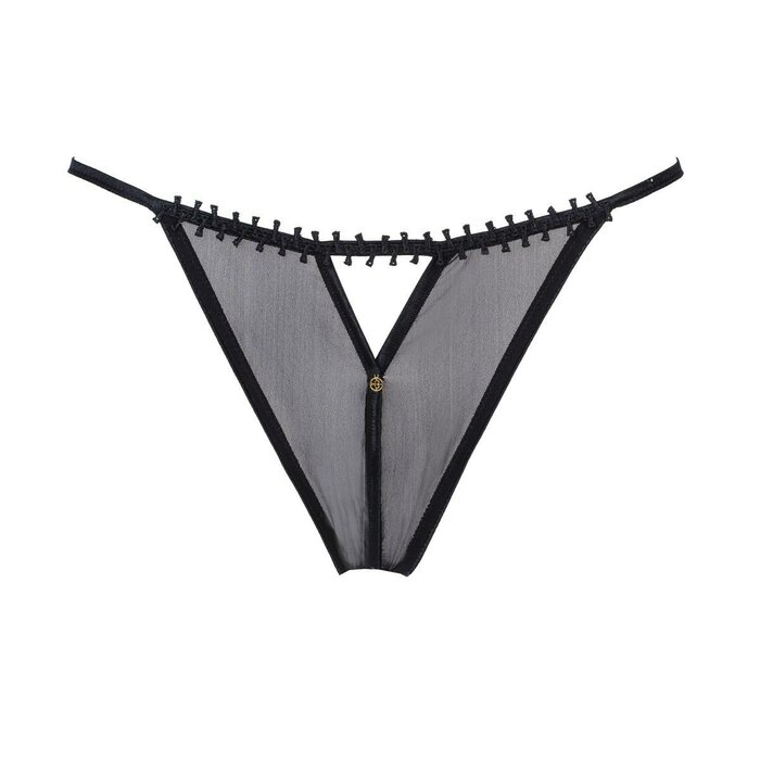 Diamor Eisenbahn String ouvert black XS