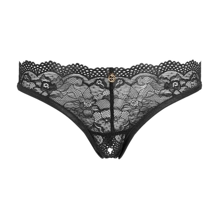 Diamor Victory Rio brief ouvert overcrossed, 2 pieces black M