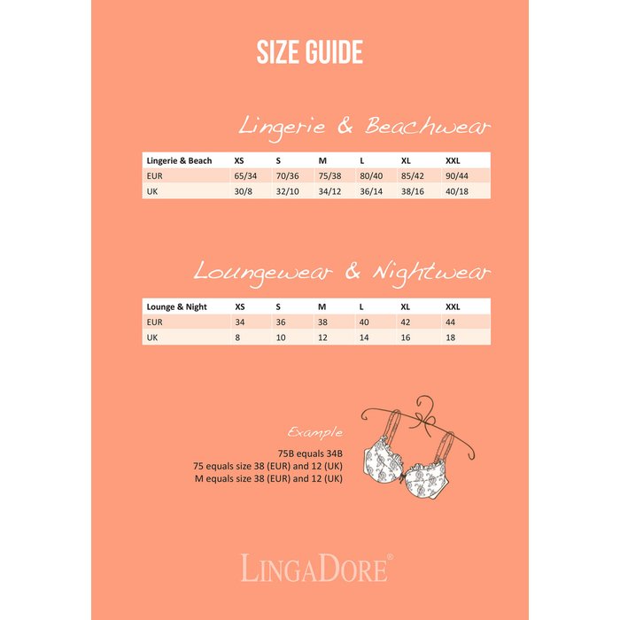 LingaDore Lisette non wire bra White 100B